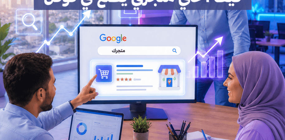 كيف اخلي متجري يطلع في قوقل